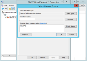 SMTP Virtual Server 1 Properties