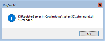 enable the Schema Editor snap-in for mmc